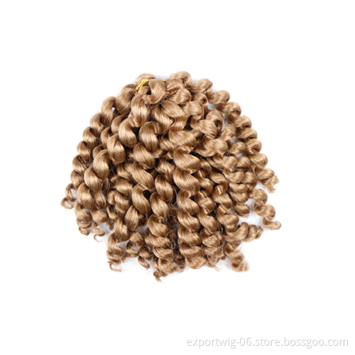 High Quality Good Soft Crochet Wholesale Curling Wave Wand Curl Crochet hair Wand Curling Wand Curl Braiding hair Synthetic
